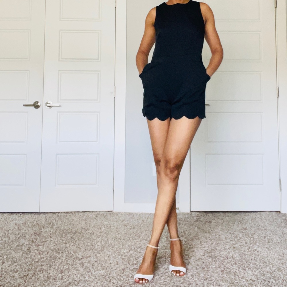 Black Newlook Sleeveless Playsuit - Picture 4 of 10